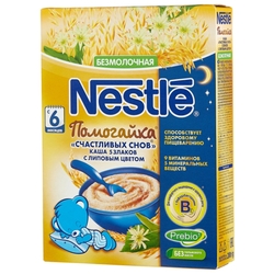 Каша Nestlé безмолочная Помогайка 5 злаков с липовым цветом (с 6 месяцев) 200 г