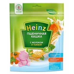 Каша Heinz молочная пшеничная с тыквой (с 5 месяцев) 250 г