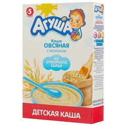 Каша Агуша молочная овсяная (с 5 месяцев) 200 г