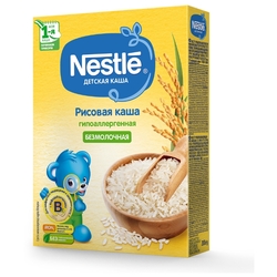 Каша Nestlé безмолочная рисовая гипоаллергенная (с 4 месяцев) 200 г