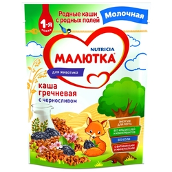 Каша Малютка (Nutricia) молочная гречневая с черносливом (с 4 месяцев) 220 г