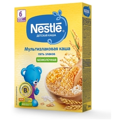 Каша Nestlé безмолочная 5 злаков (с 6 месяцев) 200 г