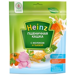 Каша Heinz молочная пшеничная с тыквой (с 5 месяцев) 200 г