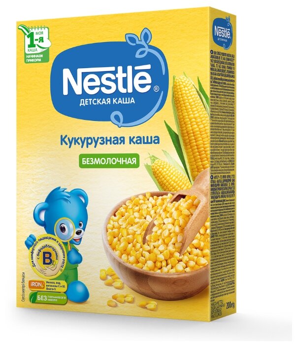 Каша Nestlé безмолочная кукурузная (с 5 месяцев) 200 г