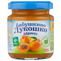 Пюре Бабушкино Лукошко абрикос (с 4 месяцев) 100 г, 1 шт