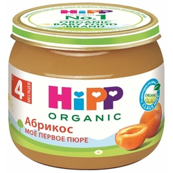 Пюре HiPP абрикос (с 4 месяцев) 80 г, 1 шт