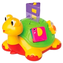 Каталка-игрушка Kiddieland Черепаха-знайка (49742) со звуковыми эффектами
