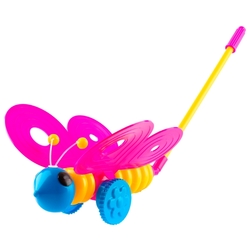 Каталка-игрушка Пластмастер Бабочка (12001)
