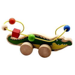 Каталка-игрушка Мир деревянных игрушек Крокодил (Д362)