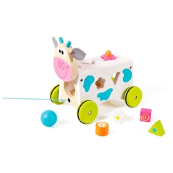Каталка-игрушка Scratch Europe Cow Marie (6181007)