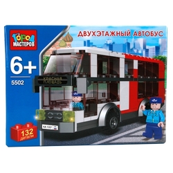 Конструктор ГОРОД МАСТЕРОВ Городской транспорт 5502 Двухэтажный автобус