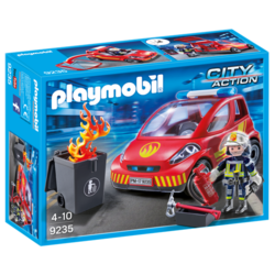 Набор с элементами конструктора Playmobil City Action 9235 Пожарный с машиной