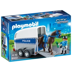 Набор с элементами конструктора Playmobil City Action 6922 Конная полиция