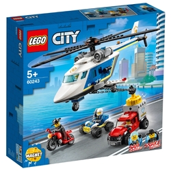 Конструктор LEGO City 60243 Погоня на полицейском вертолёте