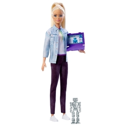 Кукла Barbie Инженер-робототехник Блондинка, 32 см, FRM09