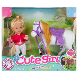 Кукла Игруша с лошадью, 11 см, i-k899-12a
