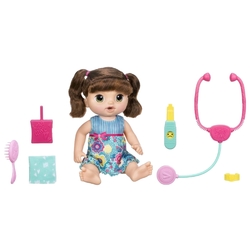 Интерактивная кукла Hasbro Baby Alive Малышка у врача, шатенка, 35 см, C0958