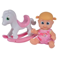Кукла bouncin  babies Бони с лошадкой-качалкой, 16 см, 803003