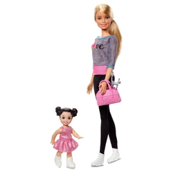 Набор кукол Barbie Спортивная карьера Тренер по фигурному катанию, 29 см, FXP38