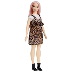 Кукла Barbie Игра с модой Пышная с розовыми волосами, FXL49