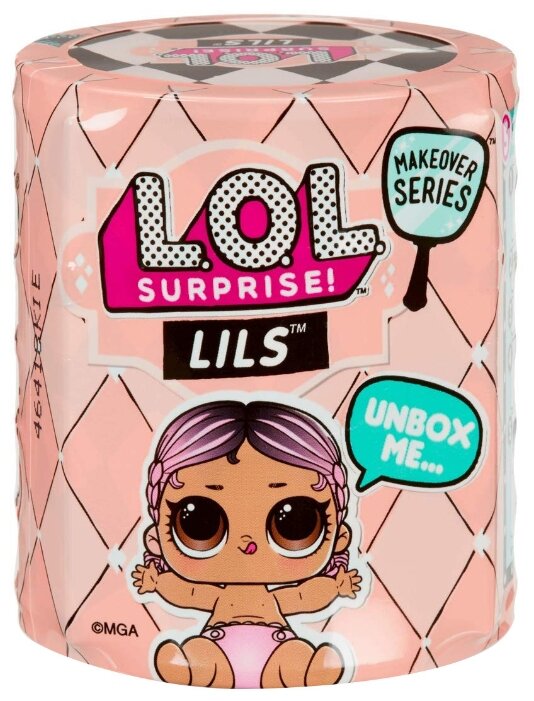 Кукла-сюрприз MGA Entertainment LOL Surprise Lils Sisters Makeover, 7 см, 557081