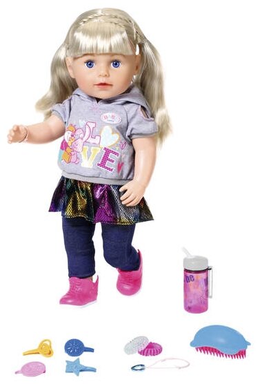 Интерактивная кукла Zapf Creation Baby Born Сестренка-Модница 2019, 43 см, 824-603