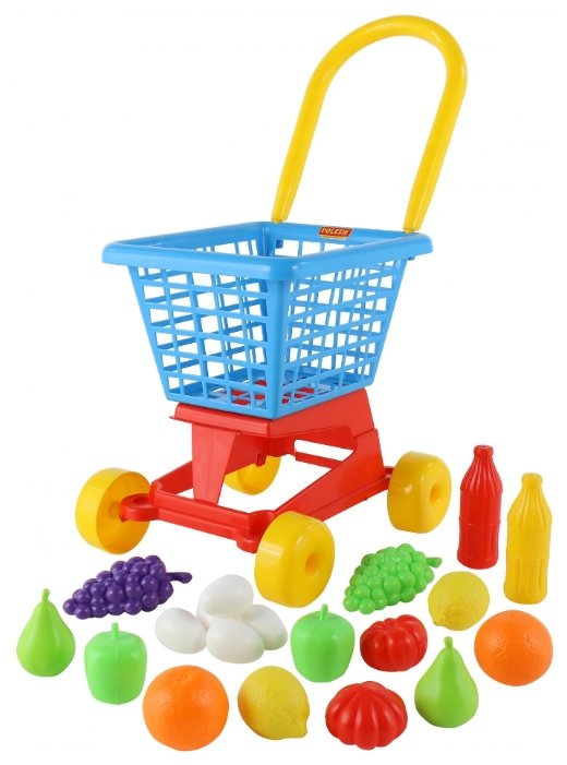 Тележка для покупок Полесье с продуктами Palau Toys (42989)