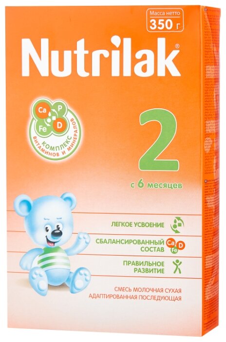Смесь Nutrilak (InfaPrim) 2 (с 6 месяцев) 350 г