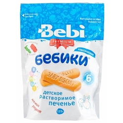 Печенье Bebi Бебики классическое (мягкая упаковка) (с 6 месяцев)