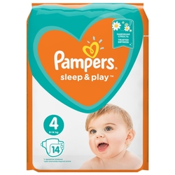 Pampers подгузники Sleep&Play 4 (9-14 кг) 14 шт.