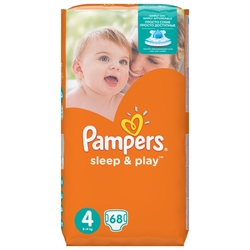 Pampers подгузники Sleep&Play 4 (8-14 кг) 68 шт.