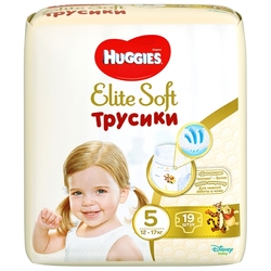 Huggies Elite Soft трусики 5 (12-17 кг) 19 шт.