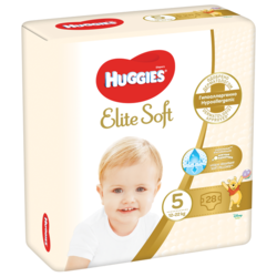 Huggies подгузники Elite Soft 5 (12-22 кг) 28 шт.