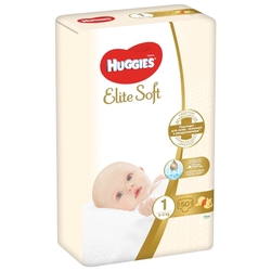 Huggies подгузники Elite Soft 1 (3-5 кг) 50 шт.