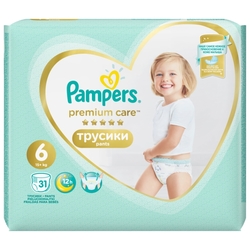 Pampers Premium Care трусики 6 (15+ кг) 31 шт.
