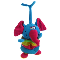 Подвесная игрушка BONDIBON Кот/Слон/Собака гармошка на завязках ( ВВ1302)