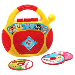Интерактивная развивающая игрушка Азбукварик CD-плеер. Песенки-чудесенки