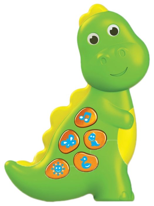 Интерактивная развивающая игрушка Азбукварик Чудо-огоньки Динозаврик