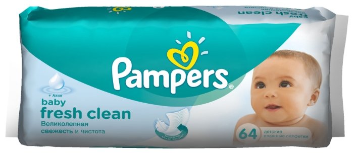 Влажные салфетки Pampers Baby Fresh Clean